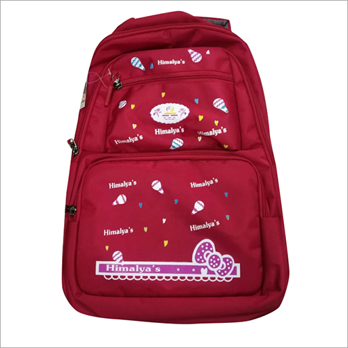 Waterproof School Backpack - Color: Red And Also Available In Different Color