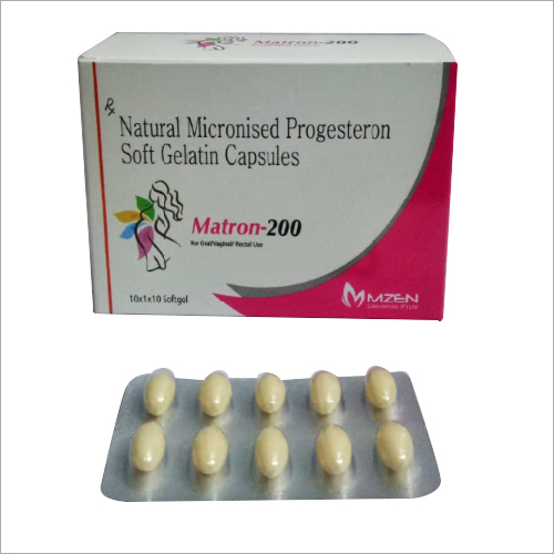 Natural Micronised Progesterone Soft Gelatin Capsule General Medicines