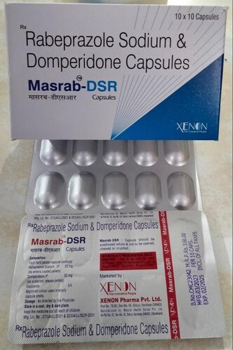 रबप्राज़ोल सोडियम और डोमपरिडोन कैप्सूल सामान्य