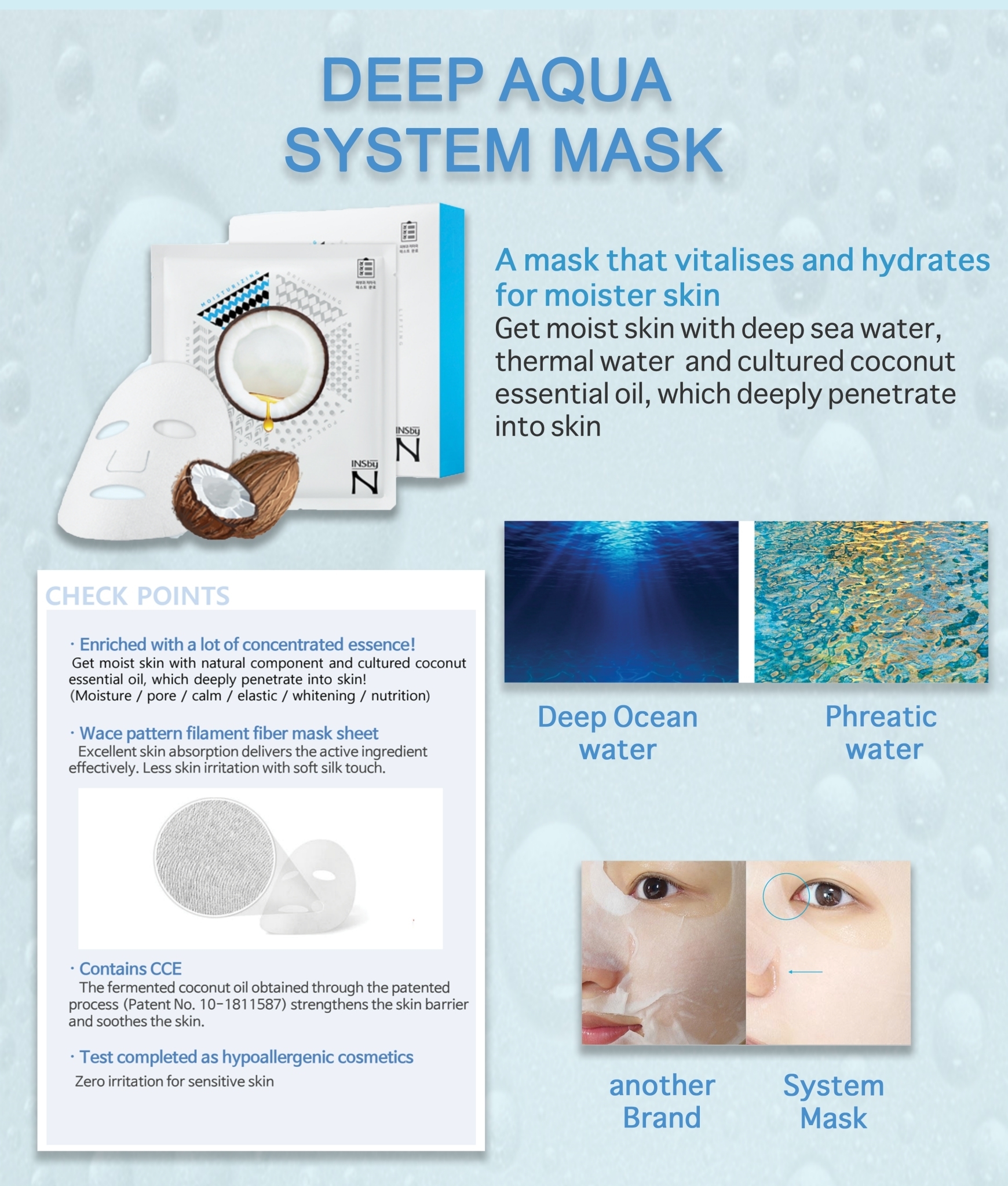 Insby N Deep Aqua System Mask Age Group: 15+
