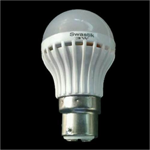 3 W LED Bulb - White Light, 220-240V Input Voltage | Energy Efficient Lighting Solution for Various Applications