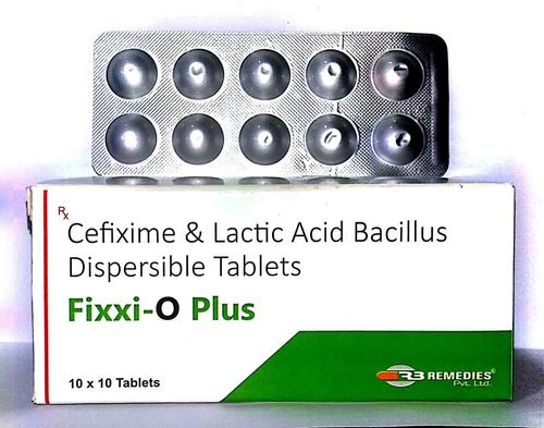 Tablets Cefixime 200 Mg + Lactic Acid Bacillus 60 Million Spores