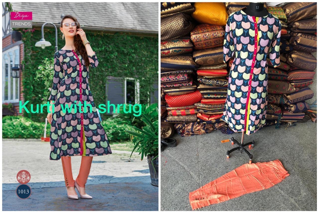 Multi Color Rayon Kurti
