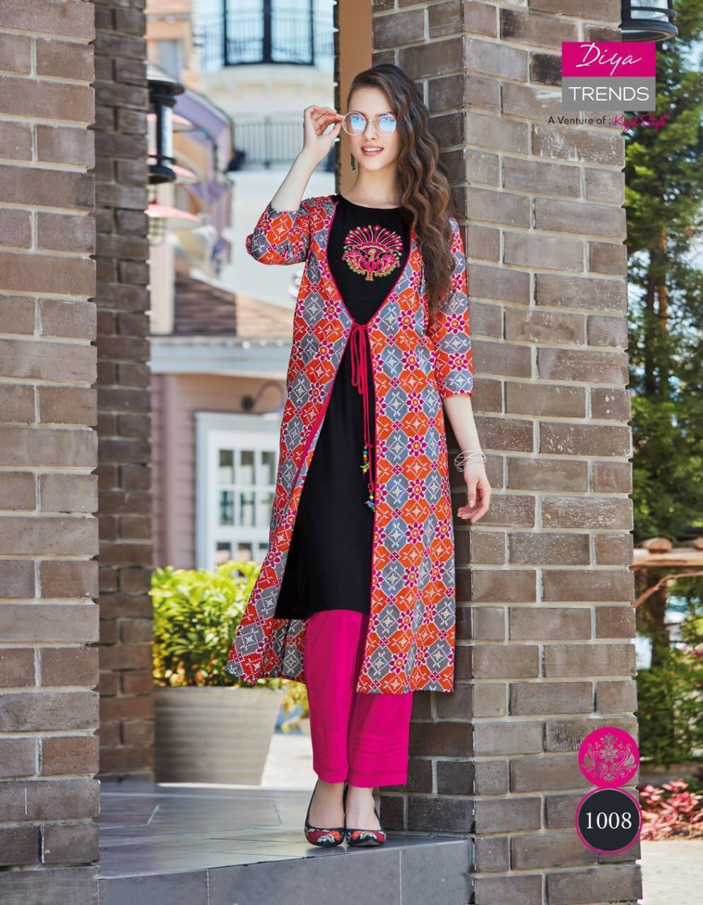 Multi Color Rayon Kurti