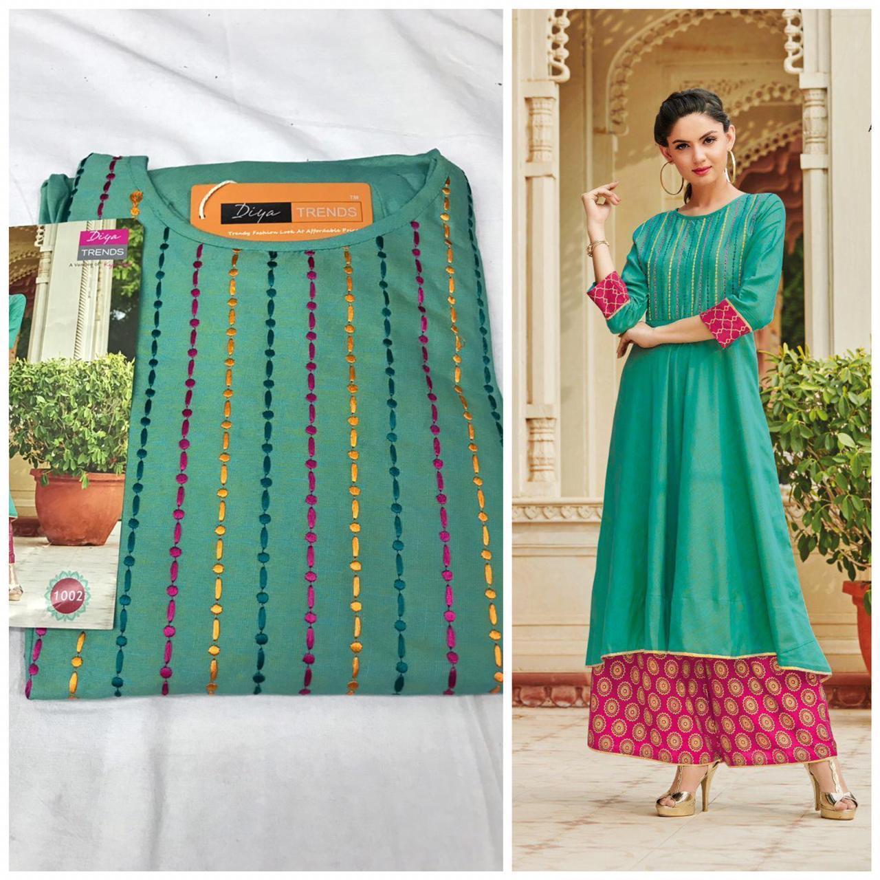 Multi Color Rayon Kurti