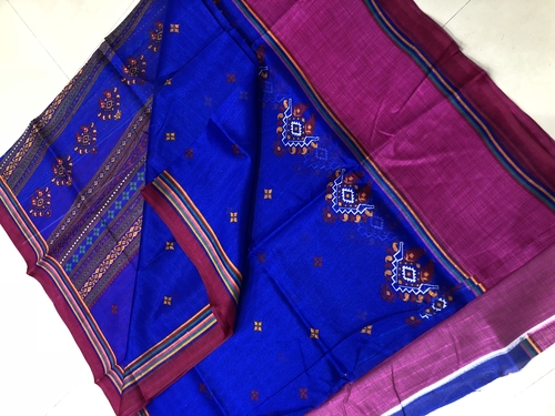 New Latest Bhagalpuri Saree - 100% Cotton, Multicolor, Versatile for All Seasons | Elegant Patterns, Comfortable Fabric for Everyday Wear