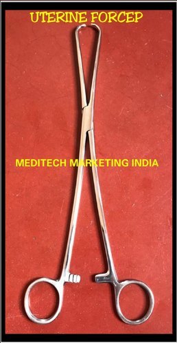 Steel Uterine Forceps