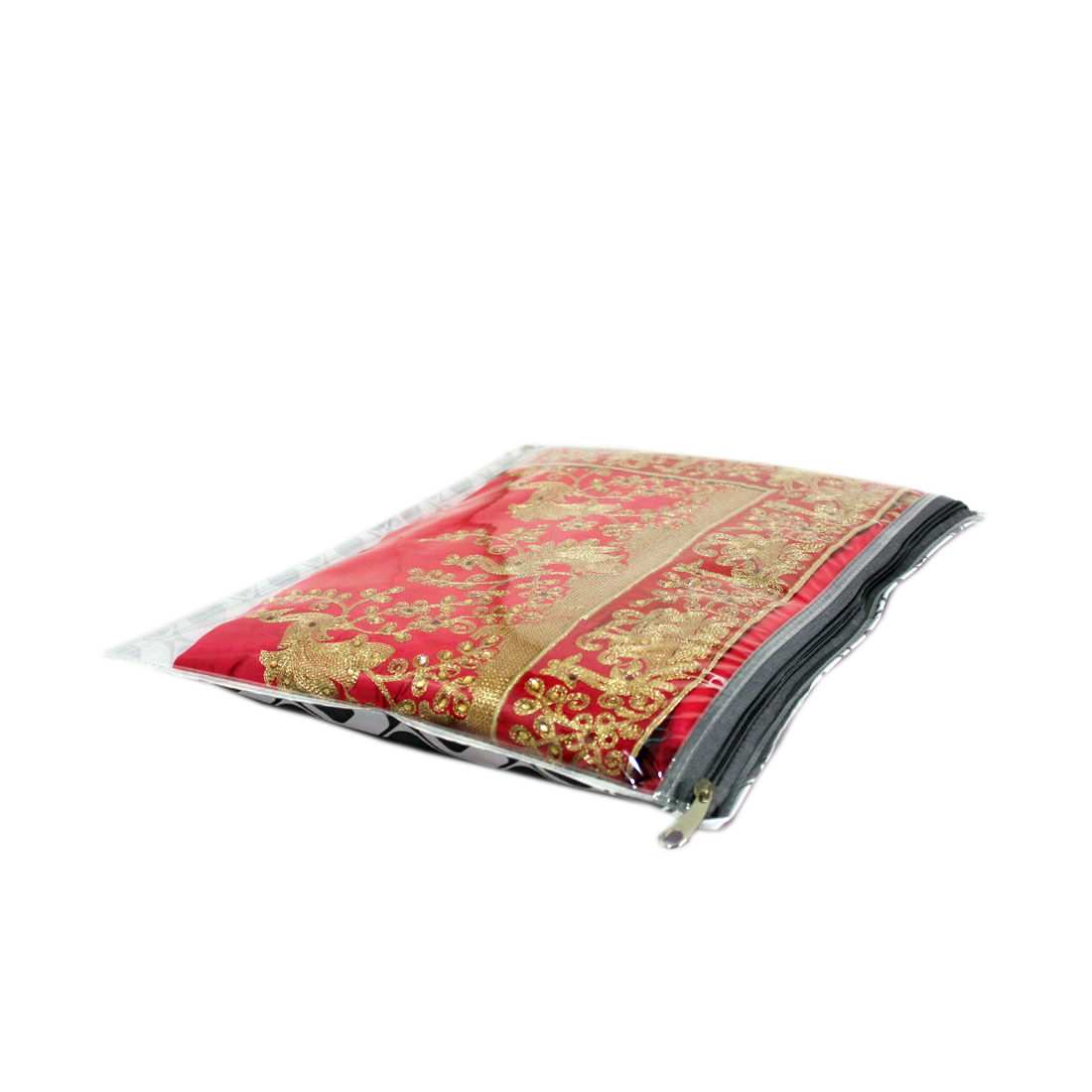 Saree Packing Bag - Laminated Material, 17x14 Inch | Stylish Printed Design, Heavy Capacity For Embroidered Sarees, Versatile Use