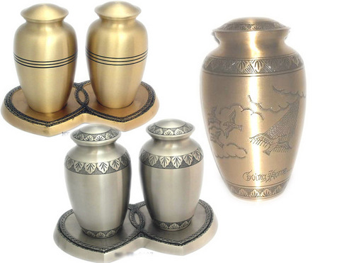 Metal, Brass Urns, Cremation Urns