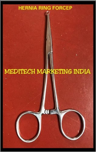Steel Hernia Ring Forceps