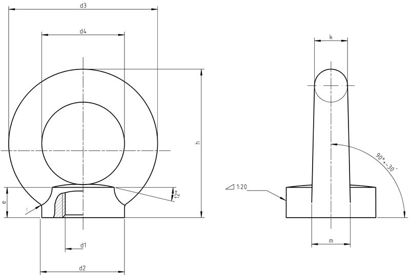 Din582 Lifting Eye Nut
