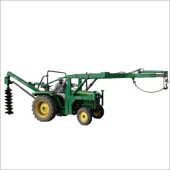 Tractor Crane Post Hole Digger