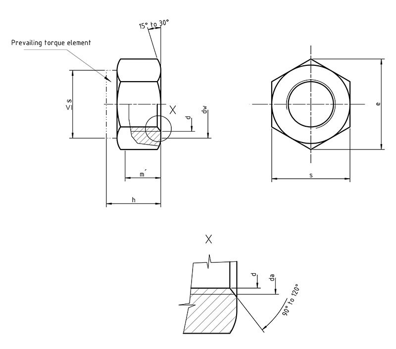 Din 6925 Hexagon Clamping Nut