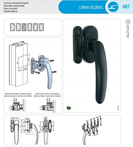 Powder Painting Window Handle