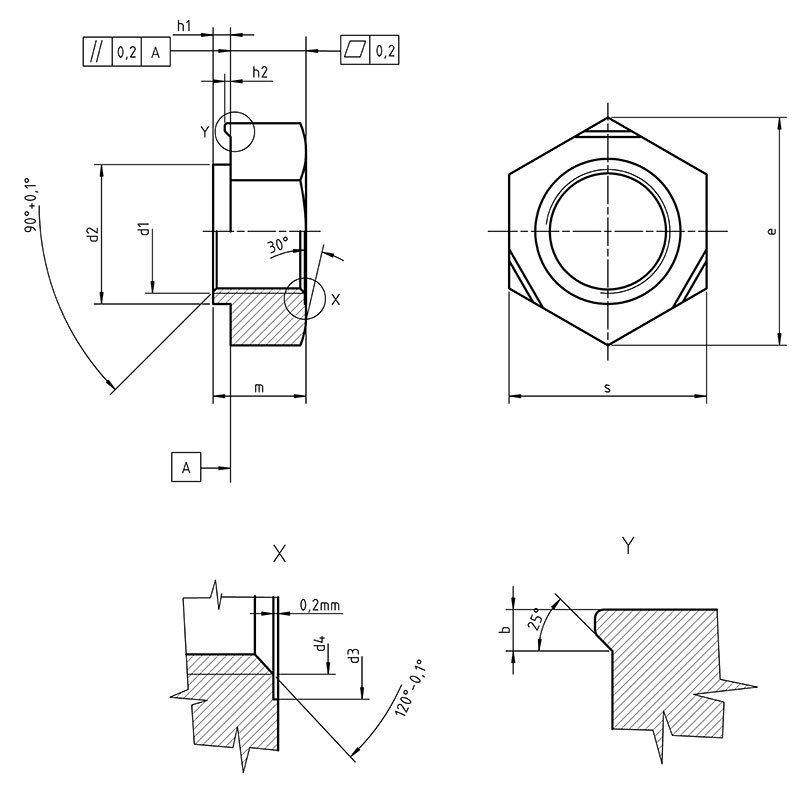 Din929 Hexagon Weld Nut