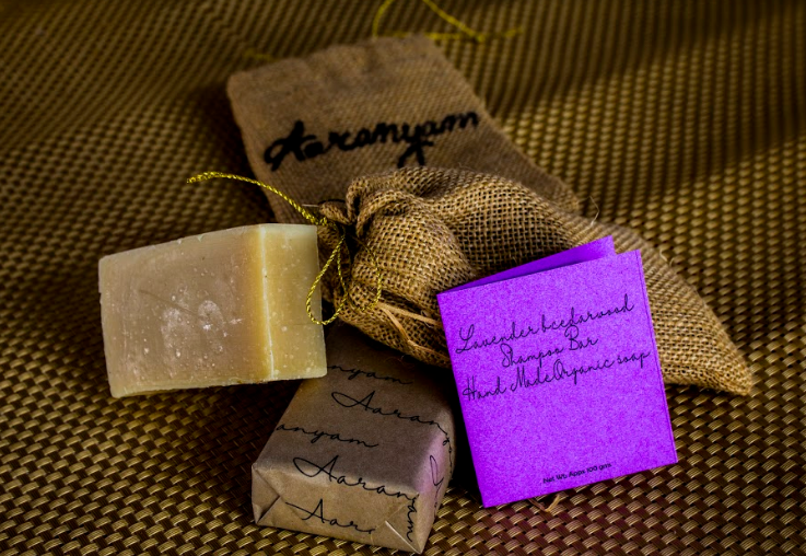 Herby Power Shampoo Soap Bar - Handmade, Solid, 0.100 Kg | Anti-dandruff, Promotes Hair Growth, Reduces Hair Fall, Enhances Shine, Suitable For All Hair Types