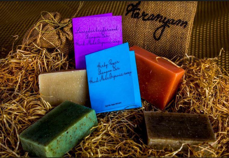 Herby Power Shampoo Soap Bar - Handmade, Solid, 0.100 Kg | Anti-dandruff, Promotes Hair Growth, Reduces Hair Fall, Enhances Shine, Suitable For All Hair Types