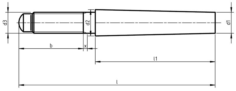 Din 258 Taper Pin With External Thread