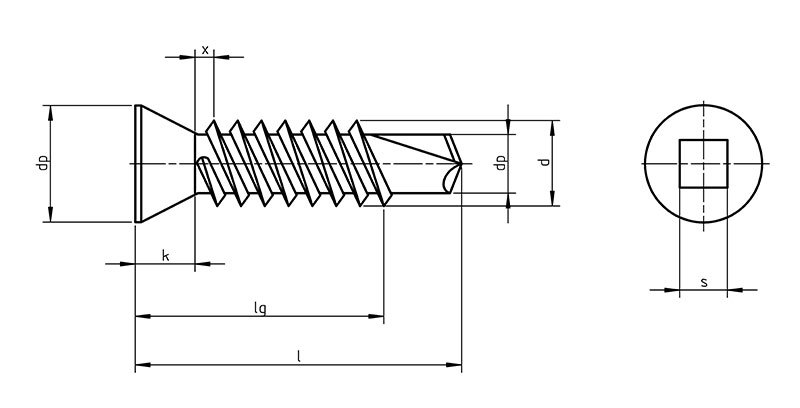 Din 7504 Psq Self Drilling Screws
