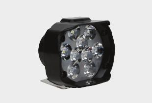 Shilong 9 LED Fog Light - Plastic Body, Metal Mounting Bracket | 4.50 Watts, 12 Volt Vehicle Compatibility