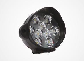 LED Fog Light - Plastic Body, 4.5 Watts Power | 9 Bulbs, Metal Mounting Bracket, Vehicle Compatibility
