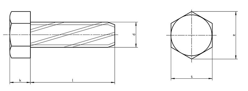 Din 7513a Hex Tapping Screws A With Hexagon Head