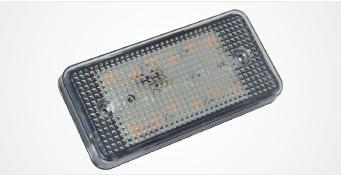 Square Side Indicator Lights - Plastic Body, LED Bulb Type | Durable and Efficient for End Use