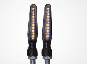 KTM Bike Indicator - Plastic Body, LED Bulb Type | Bright Yellow Lighting, Reliable Fit for All KTM Models