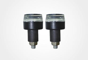 Bike Handle Light Body Material: Metal And Crystal
