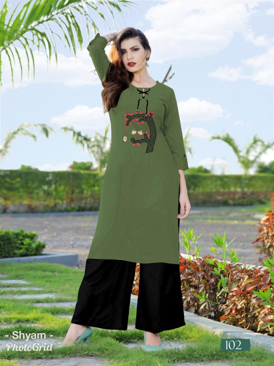 Heavy Cotton Stuf Kurti - L & Xl Sizes | Trendy Design, Comfortable Fabric, All-season Wear, 3/4th Sleeves, Customizable Styles