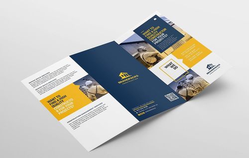 Advertising Brochure - Premium Quality Paper, 8.5x11 Inches , Vibrant Color Printing, Customizable Design Options