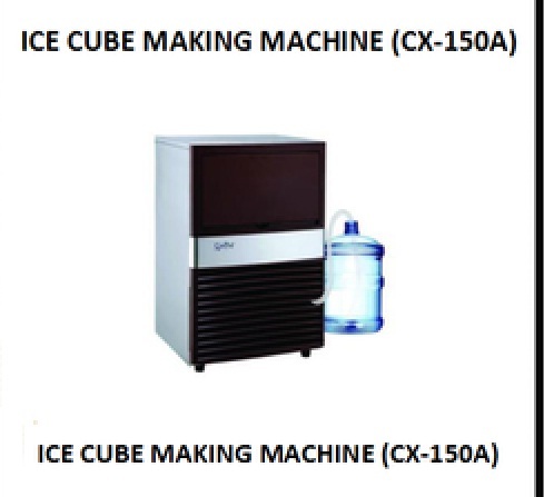 Commercial Ice Cube Making Machine - Steel, 500x482x810mm, Matte Black | Economical Power, Advanced Design, Automatic Control, High Efficiency, Energy Saving