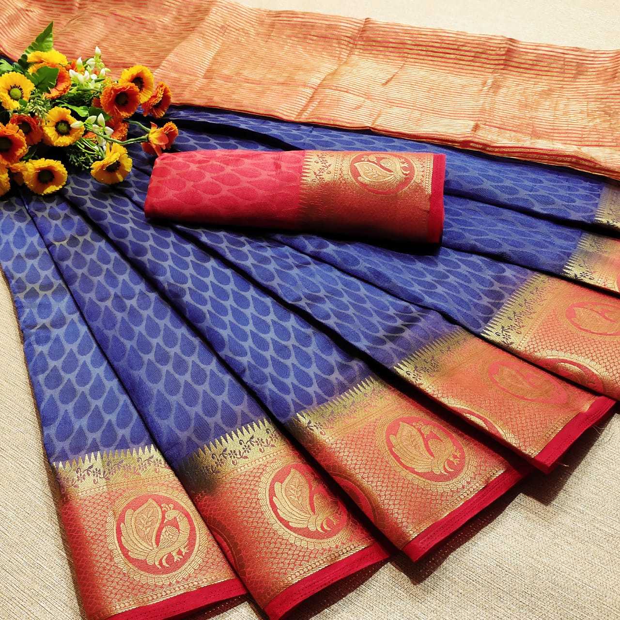 Available In Multicolour Pure Kanjivaram Silk Saree