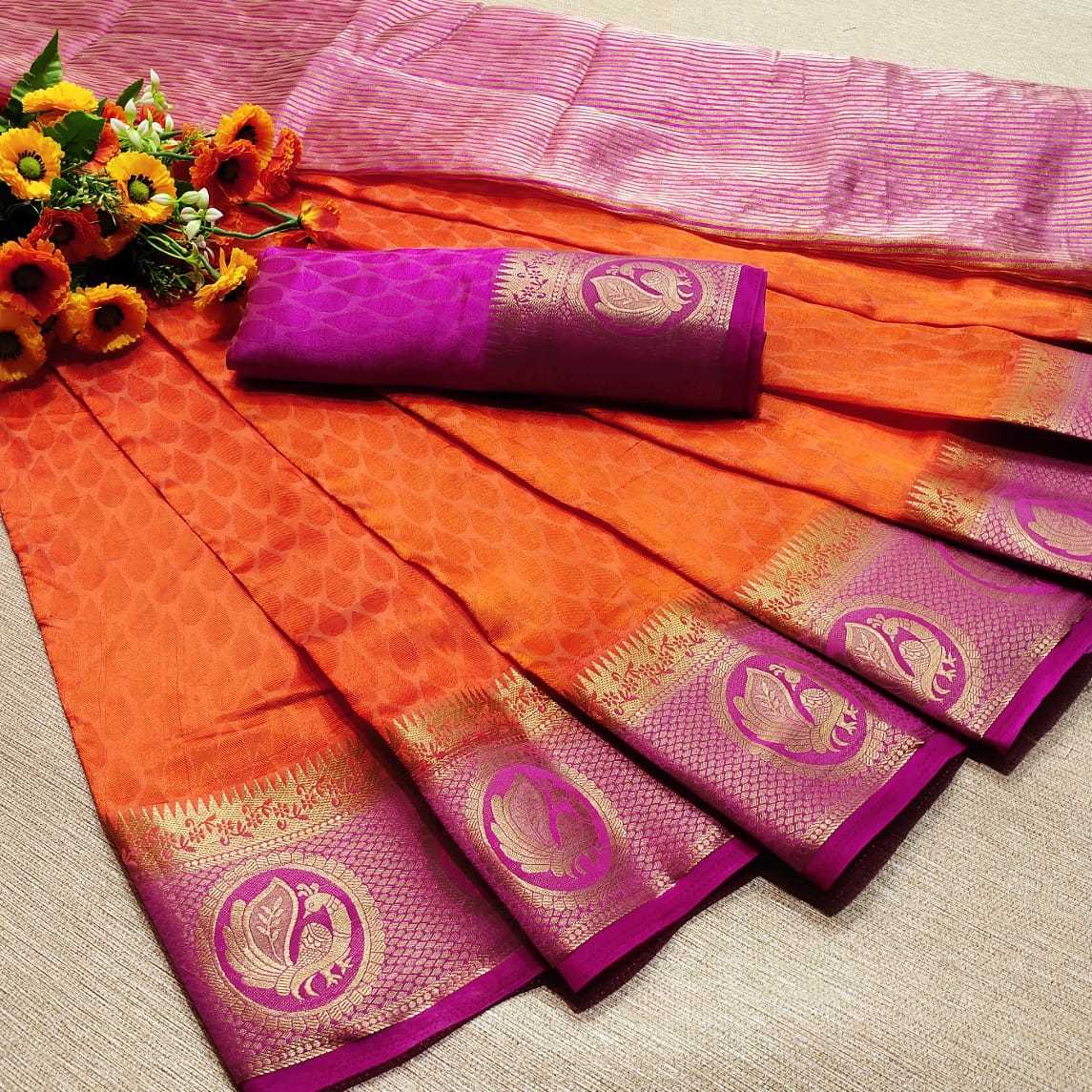 Available In Multicolour Pure Kanjivaram Silk Saree