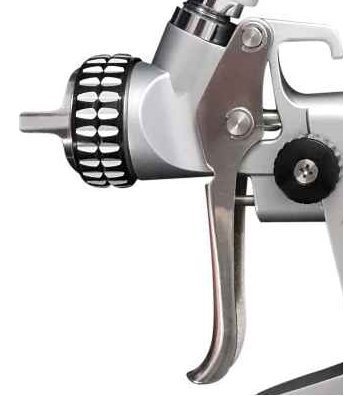 Pro Jet Spray Gun - Aluminum, 1.3mm Nozzle Size, 600ml Fluid Capacity | 10cfm Air Consumption, 29-43psi Operating Pressure, Lightweight 1.2lbs