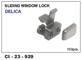 Sliding Window Lock Delica Universal - Durable Metal Design | Fits 4-Wheeler Vehicles, Warranty Included for Enhanced Peace of Mind