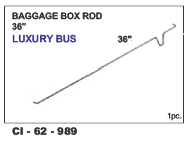 Baggage Box Rod 36 Inch Luxury Bus Universal Lh/Rh Vehicle Type: 4 Wheeler