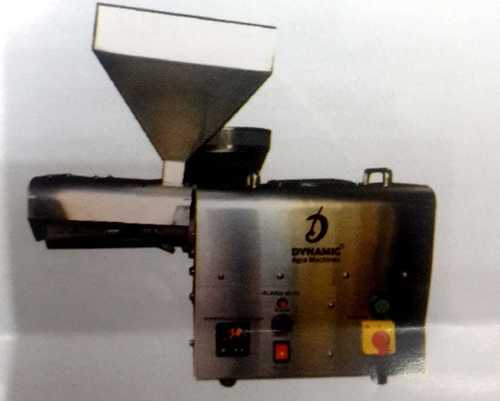 Mini Commercial Oil Press Machine - Stainless Steel, 1.5 HP, 10 KG Per Hour | Silver, 6 Month Warranty