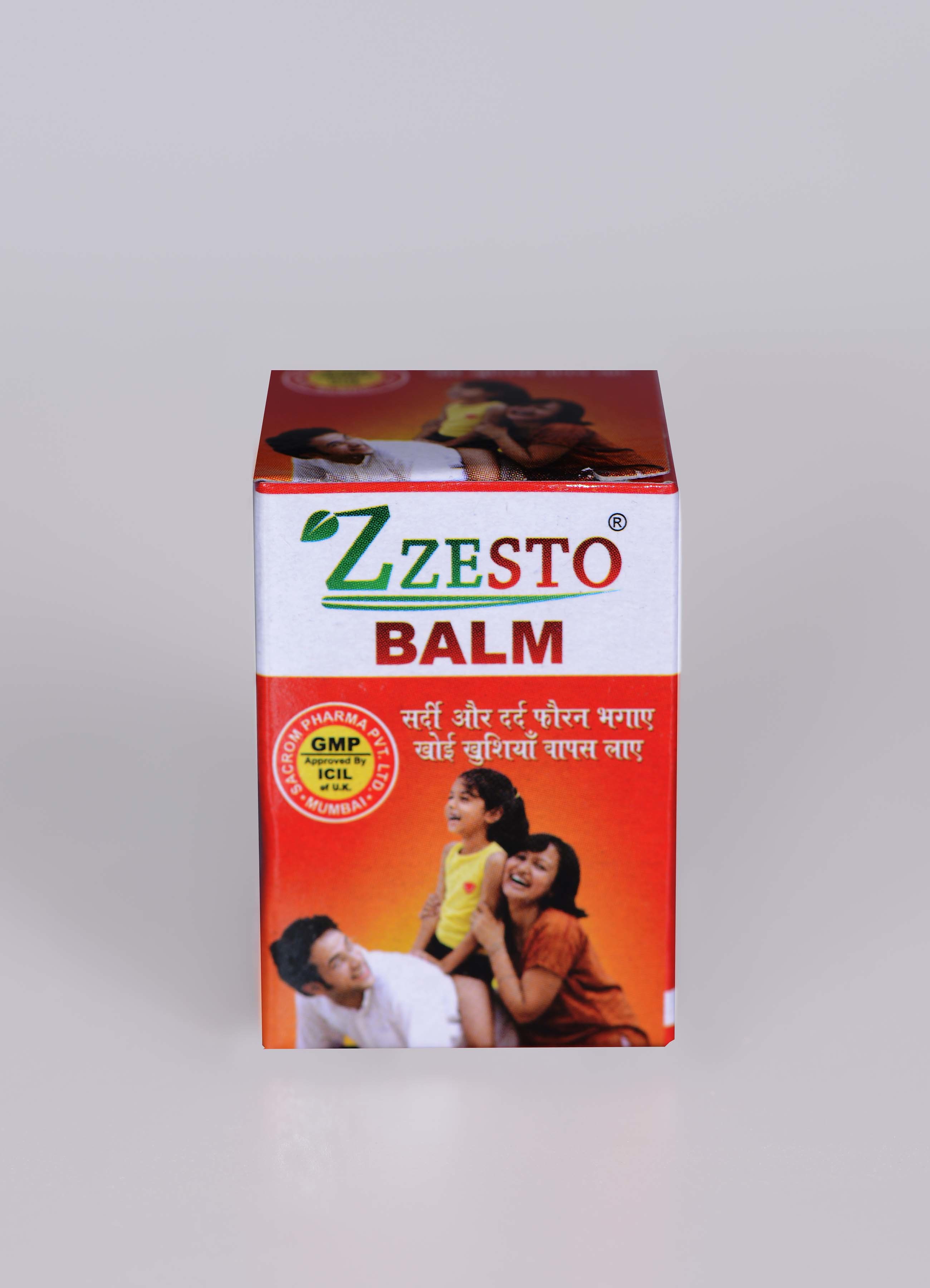 Zzesto Balm - Multipurpose Herbal Ointment With Menthol And Camphor | Pain Relief For Joints, Back, Cold Symptoms, And Headaches