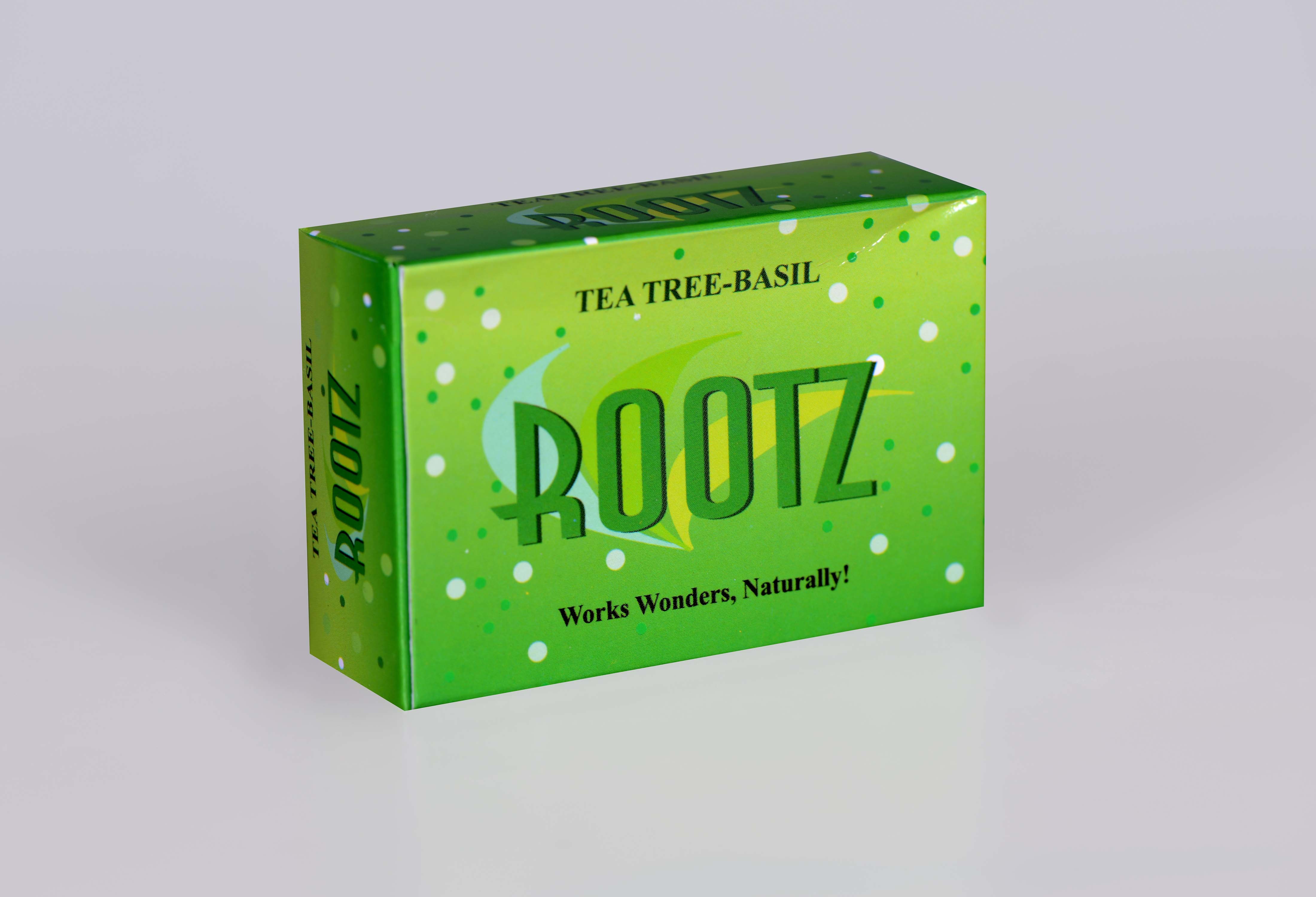 Green Rootz Tea Tree-basil Soap