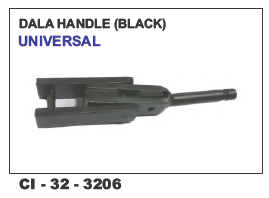 Dala Handle Black Universal - Durable Material, Vehicle Type: 4 Wheeler, Warranty Included | Versatile Use And Enhanced Grip Features