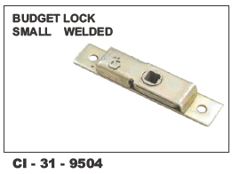 Budget Lock Small Welded Universal - Durable Welded Steel, Compact Size for 4-Wheeler Security | Warranty Included, Universal Fit