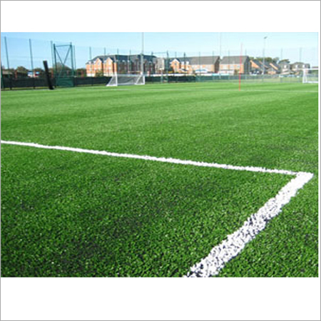 Artificial Grass Flooring - Synthetic Material, Water Based, Green Color | Non-Slip, Versatile Application for Sports Grounds and Pool Surrounds