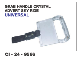 Grab Handle Crystal Advert Sky Ride Universal - Durable Plastic, 4-Wheeler Compatibility | Warranty Included, Ergonomic Design