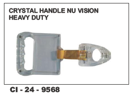 Crystal Handle Vision Heavy Duty Universal - Durable Design for 4 Wheeler Vehicles | Warranty Included, Universal Fit for Enhanced Functionality