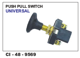 Push Pull Switch Universal - Compatible with 4-Wheelers | Durable Design, Warranty Included