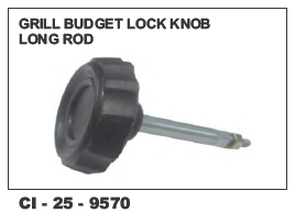 Grill Budget Lock Knob Long Rod Universal - Durable Metal Construction, 4 Wheeler Compatibility | Warranty Included