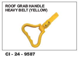 Roof Grab Handle Heavy Belt (Yellow) Universal - Durable Nylon, Universal Fit for 4 Wheeler Vehicles | Includes Warranty for Peace of Mind
