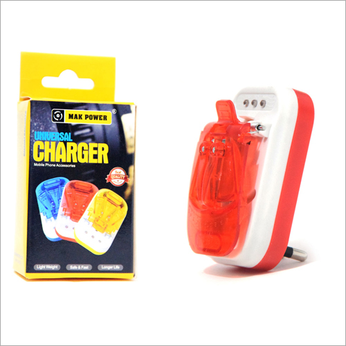 Universal Charger - Plastic, 220 Volt Input | Durable Design for Efficient Battery and Mobile Charging