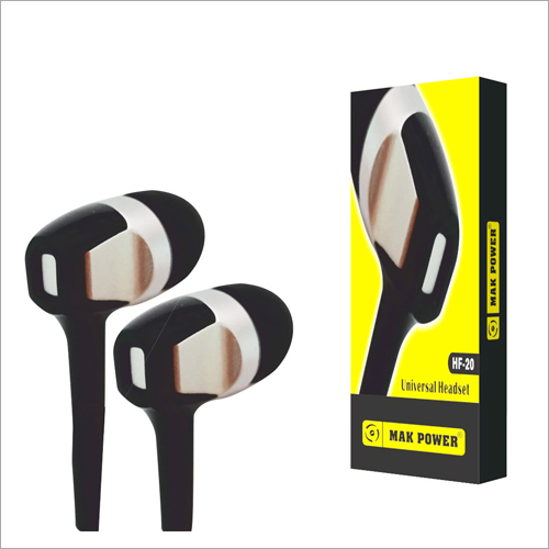 Hi-Fi Sound Earphones - Rubber and Plastic Body, Unique Design | Durable for Android Compatibility